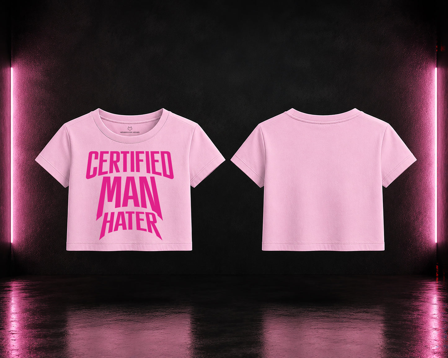 Certified Man Hater Oversized T-Shirt/Baby Tee