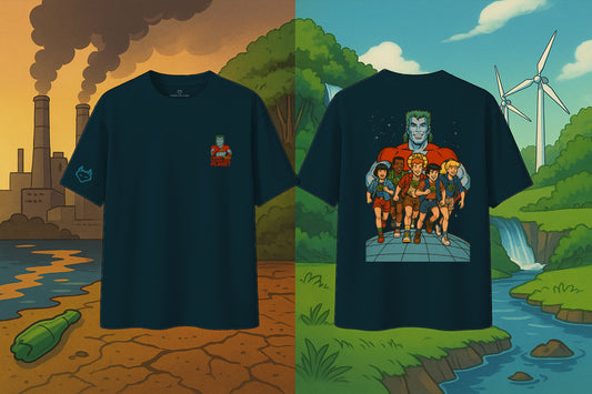 90s Toon Nostalgia Oversized T-Shirt