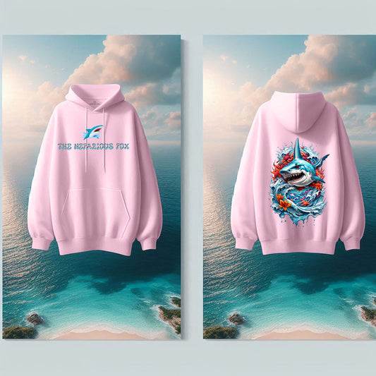 Fins Of Fury Oversized Hoodie