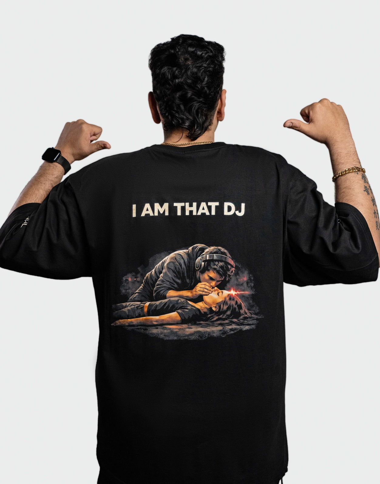 DJ Saved My Life Oversized T-Shirt