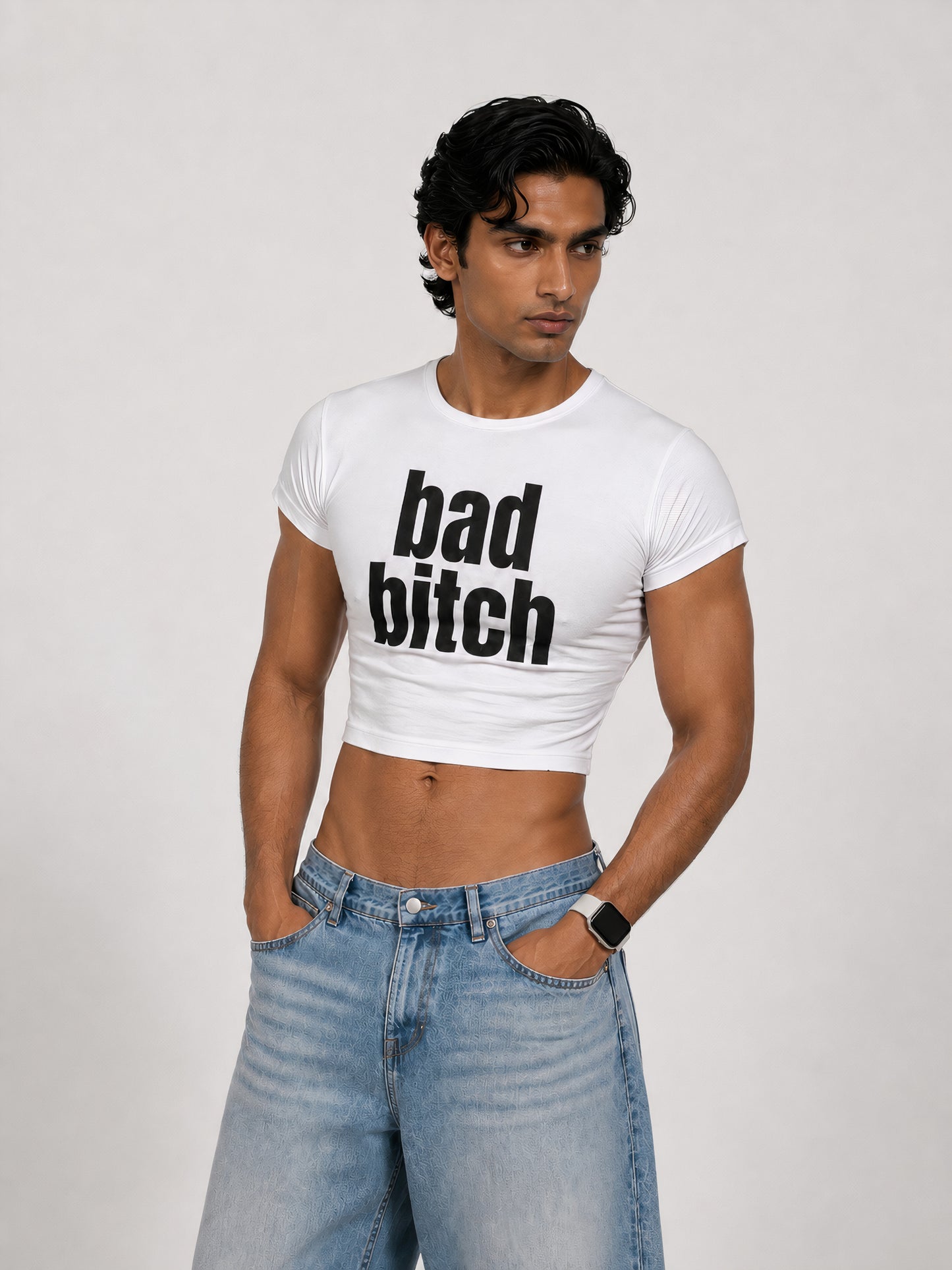 Bad Bitch Oversized T-Shirt/Baby Tee