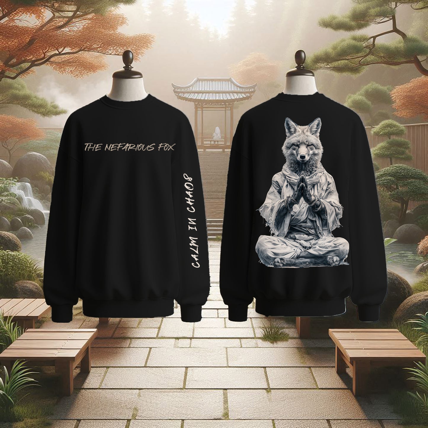 Ethereal Fox Oversized Sweatshirt