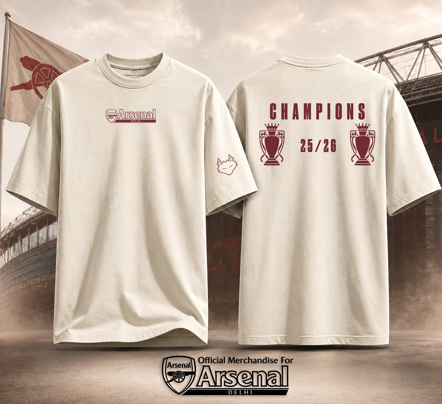 Champions of England 25/26 Oversized T-Shirt