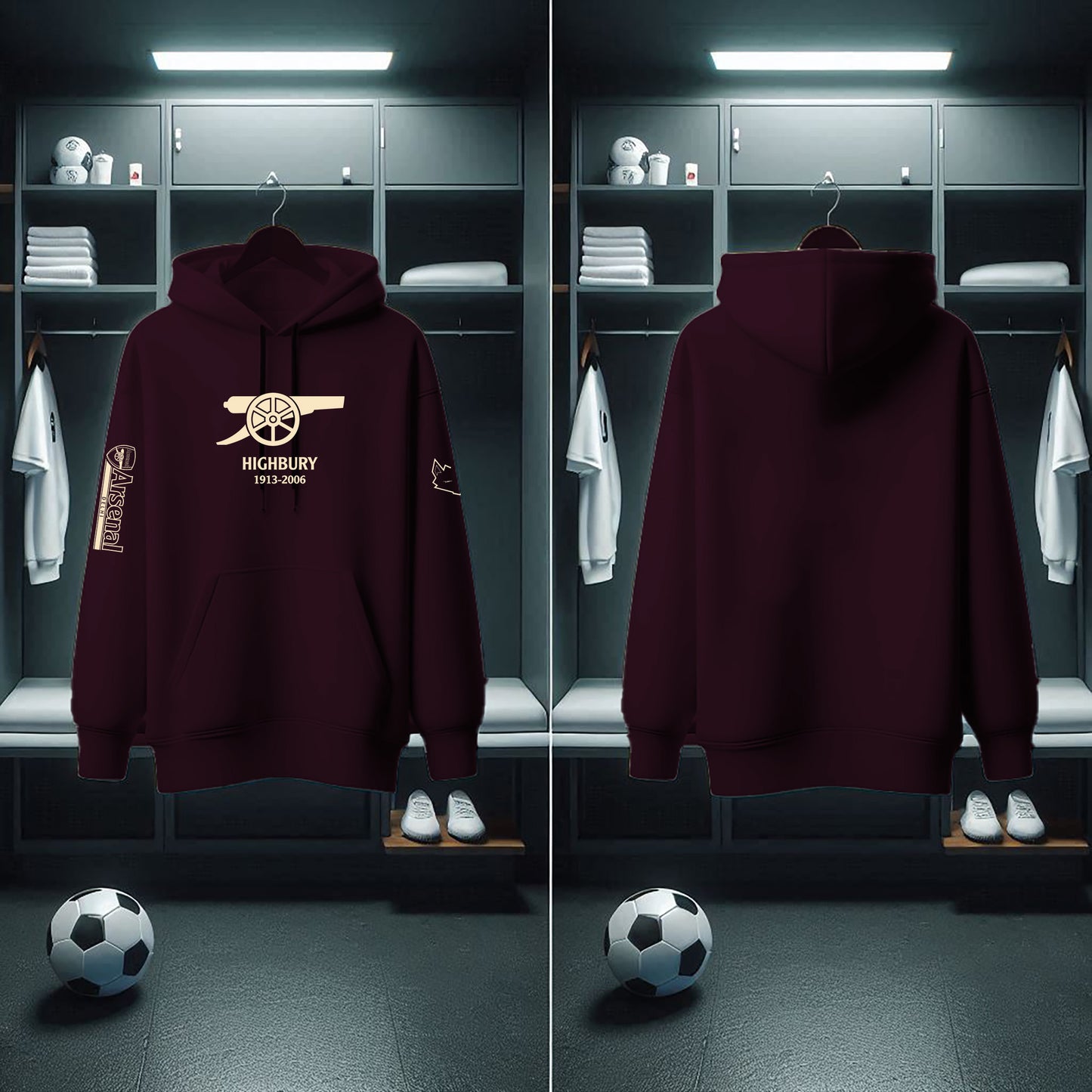 Highbury Heritage Oversized Heavyweight Hoodie