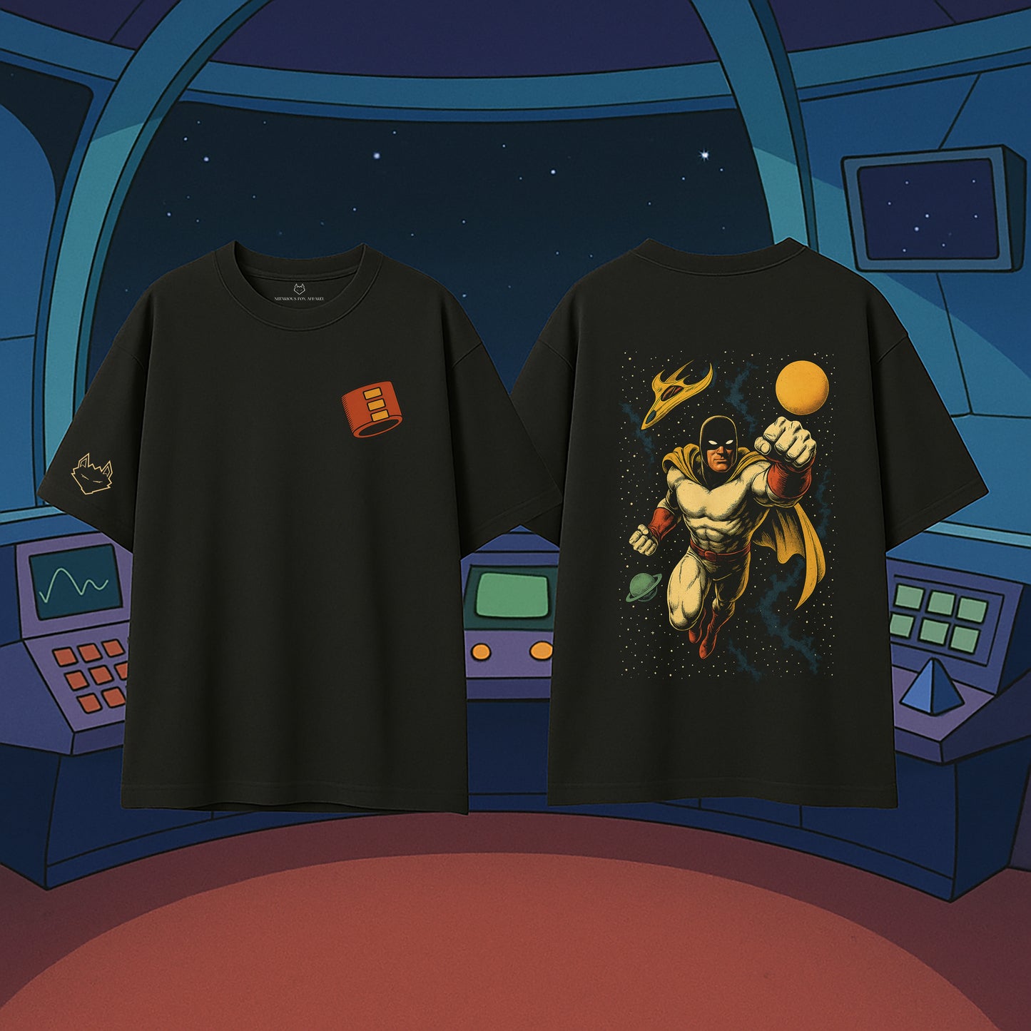 90s Toon Nostalgia Oversized T-Shirt