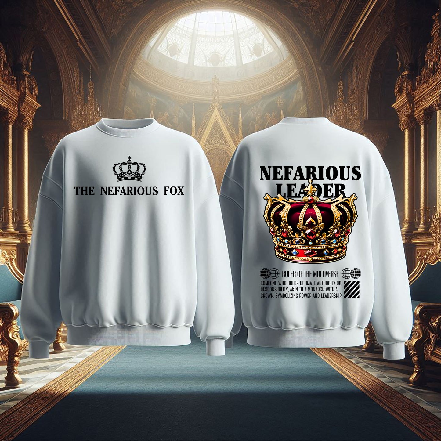 Nefarious Leader Oversized Sweatshirt