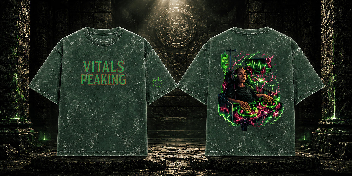 Vitals Peaking Oversized T-Shirt (RGB Reactive)