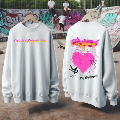 Rebel Spray Oversized Sweatshirt