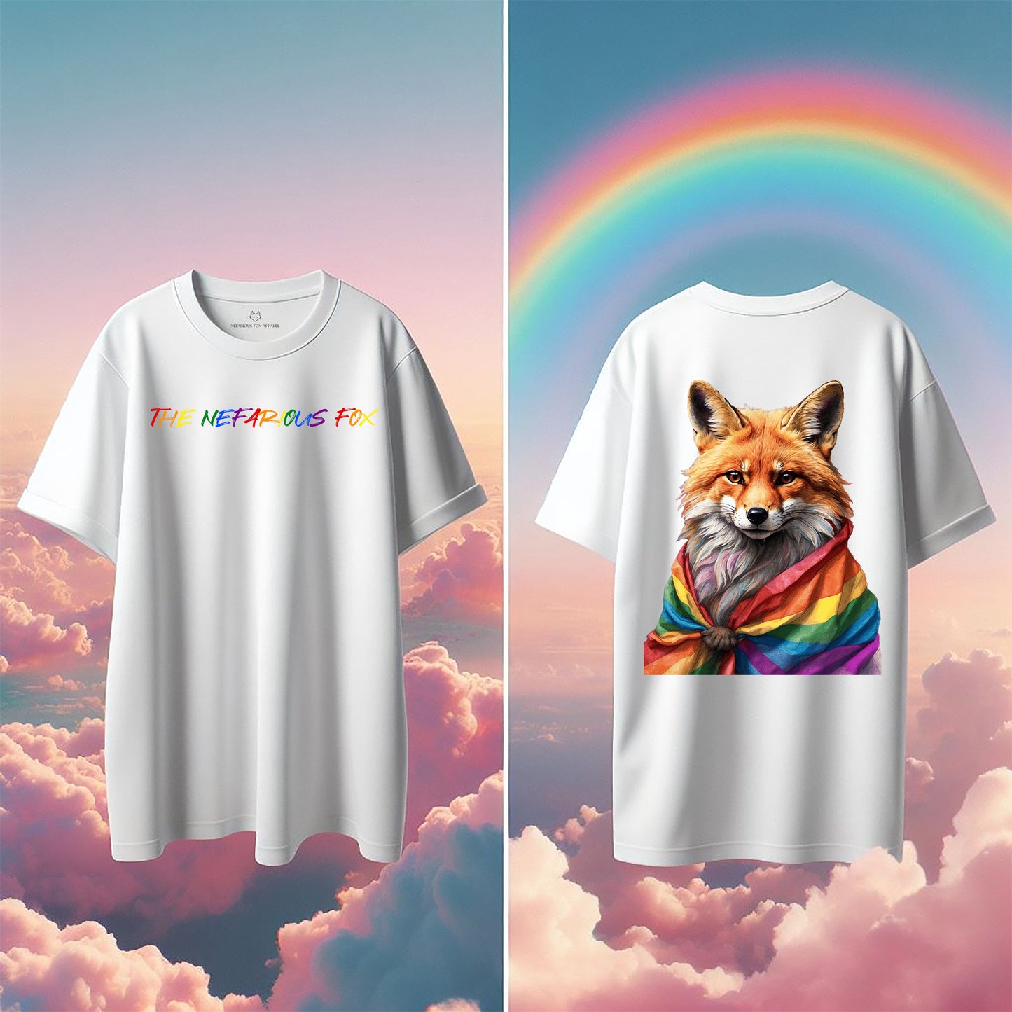 Fox Gendered Oversized T-Shirt