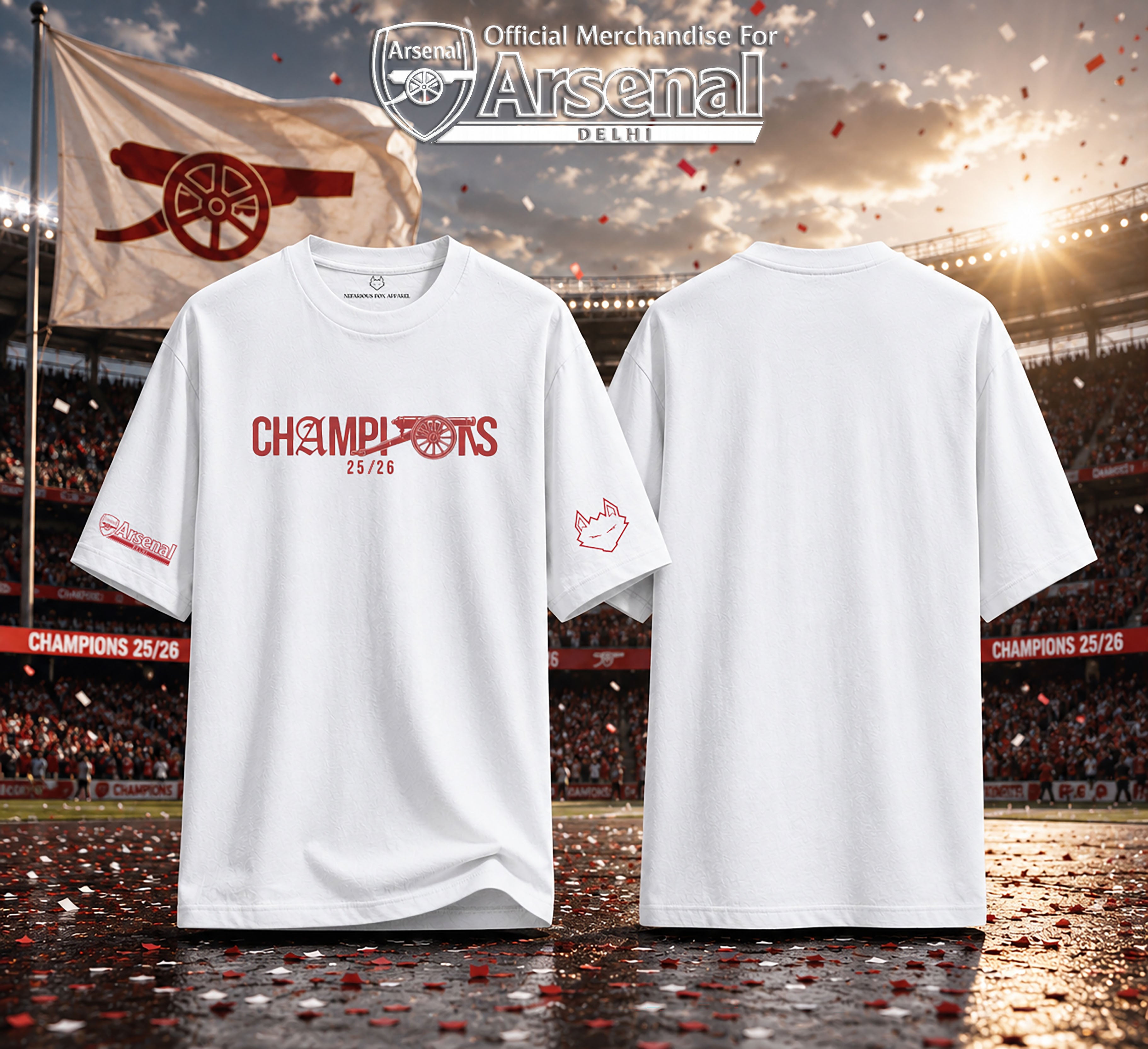 The Champions Cannon Oversized T-Shirt/Baby Tee – Nefarious Fox