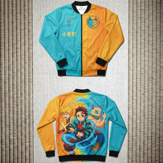 Demon Slayer Trinity Bomber Jacket