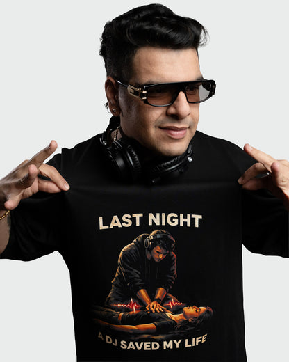 DJ Saved My Life Oversized T-Shirt