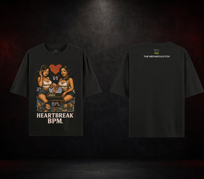 Heartbreak BPM (Pin-Up Edition) Oversized T-Shirt