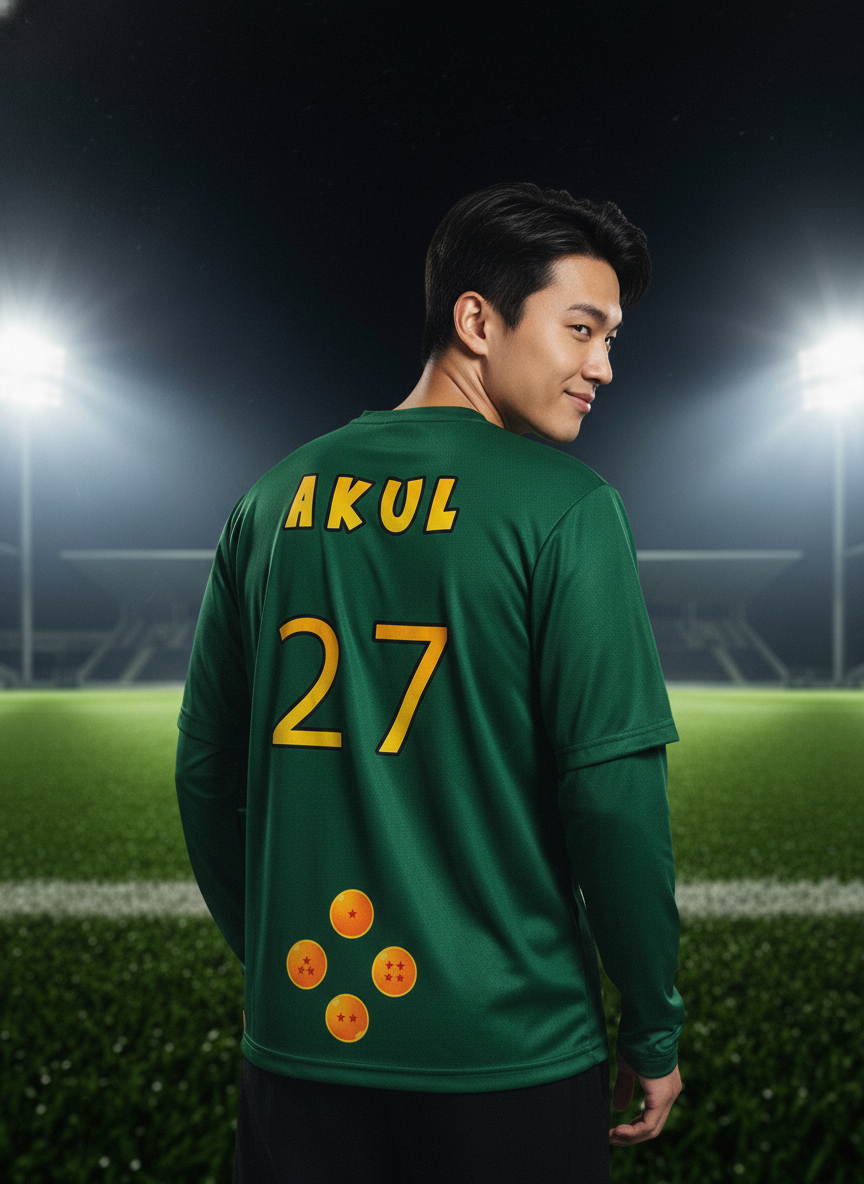 Dragon Ball Z Shenron Football Jersey