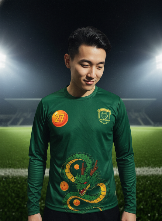 Dragon Ball Z Shenron Football Jersey