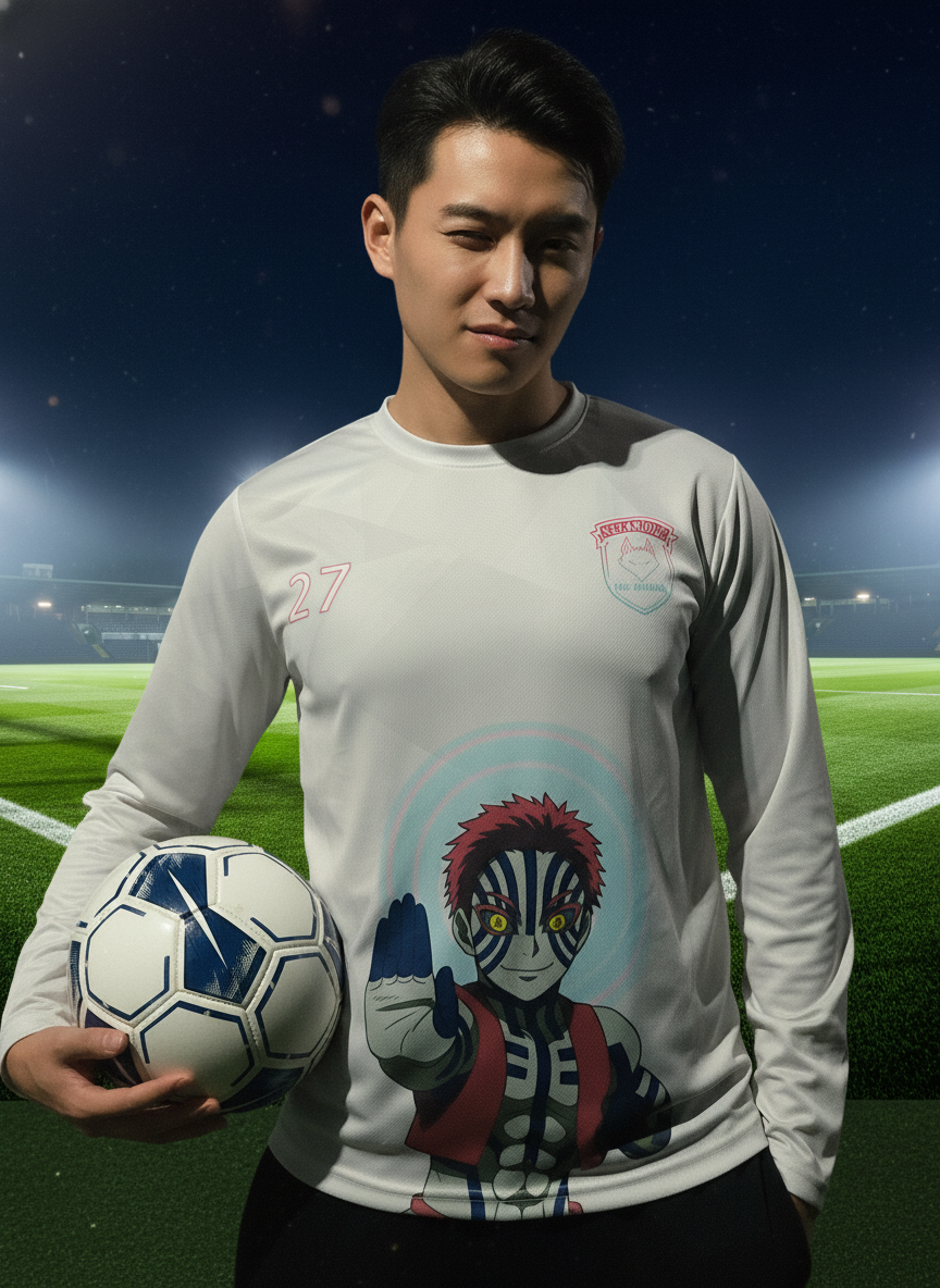 Demon Slayer Akaza Football Jersey
